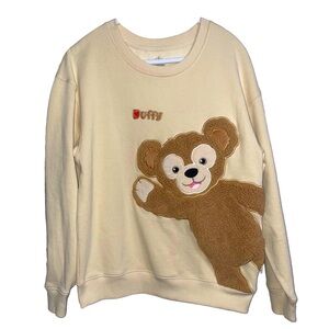 🚨RARE🚨 Shanghai Disney Resort SHDL 2021 Duffy Crewneck Pullover Sweater